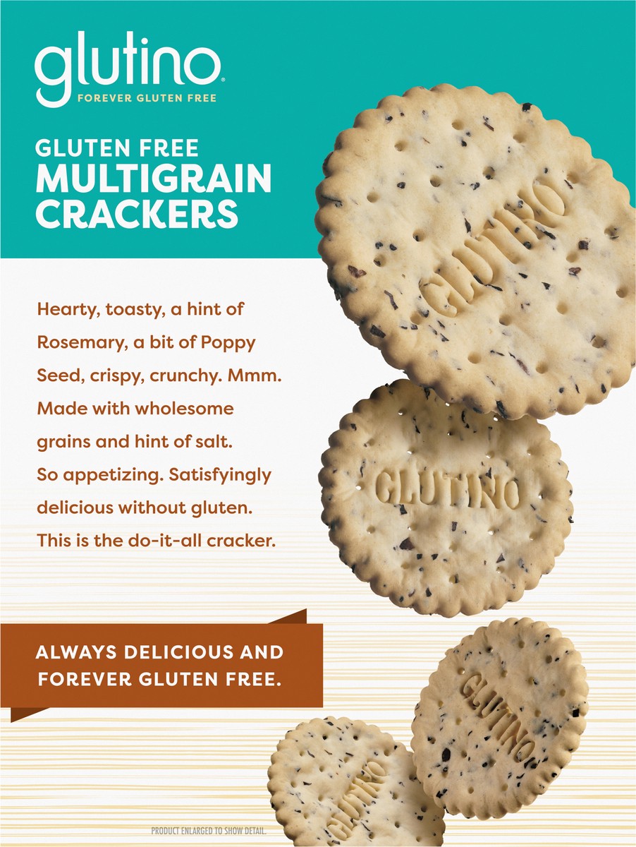 slide 7 of 13, Glutino Multi Grain Cracker, 4.4 oz