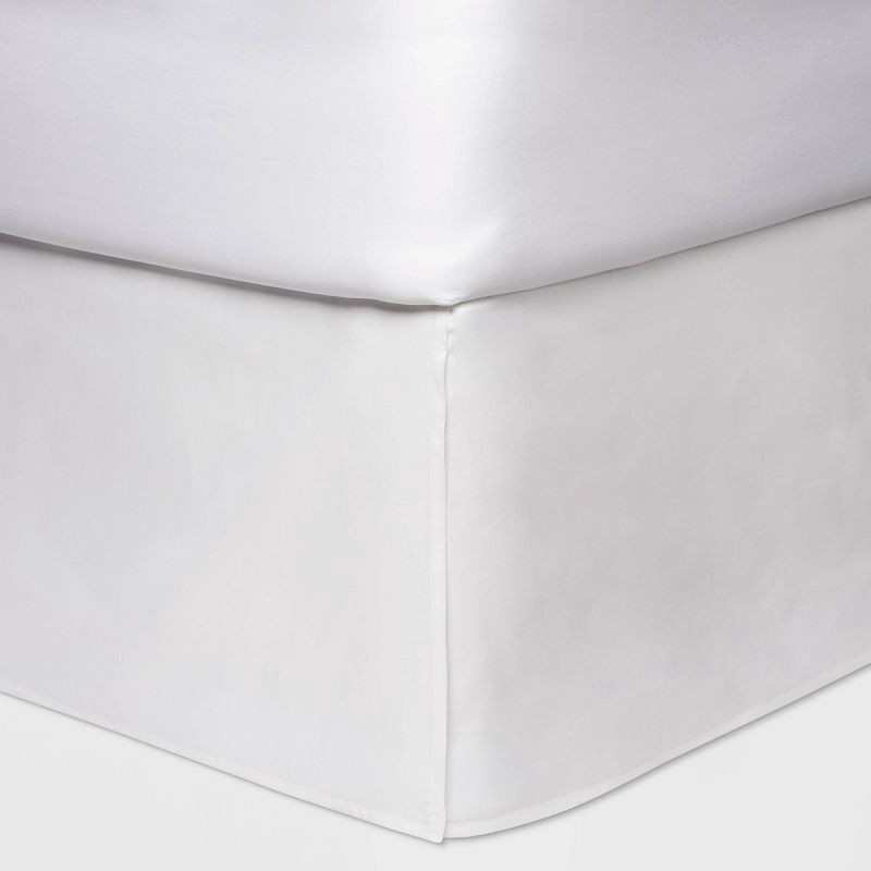 slide 4 of 4, 8pc King Clipped Jacquard Geo Circle Comforter Set White - Threshold™: Polyester, OEKO-TEX Certified, Includes Euro Shams, 8 ct