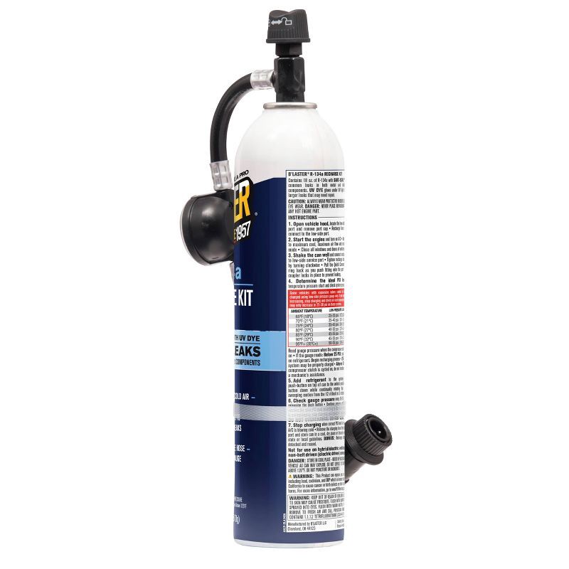 slide 2 of 7, Avalanche B'laster R-134A Recharge Kit 18oz : Automotive Refrigerant, 134A Freon, Motor Oil & Fluids, Net Weight 18oz, 18 oz