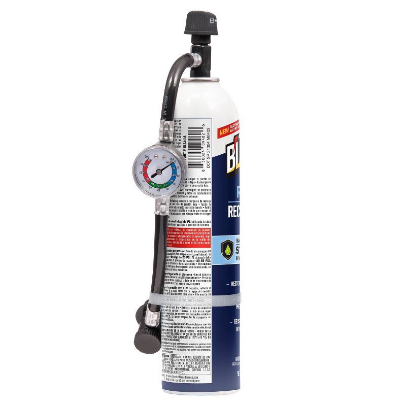 slide 5 of 7, Avalanche B'laster R-134A Recharge Kit 18oz : Automotive Refrigerant, 134A Freon, Motor Oil & Fluids, Net Weight 18oz, 18 oz