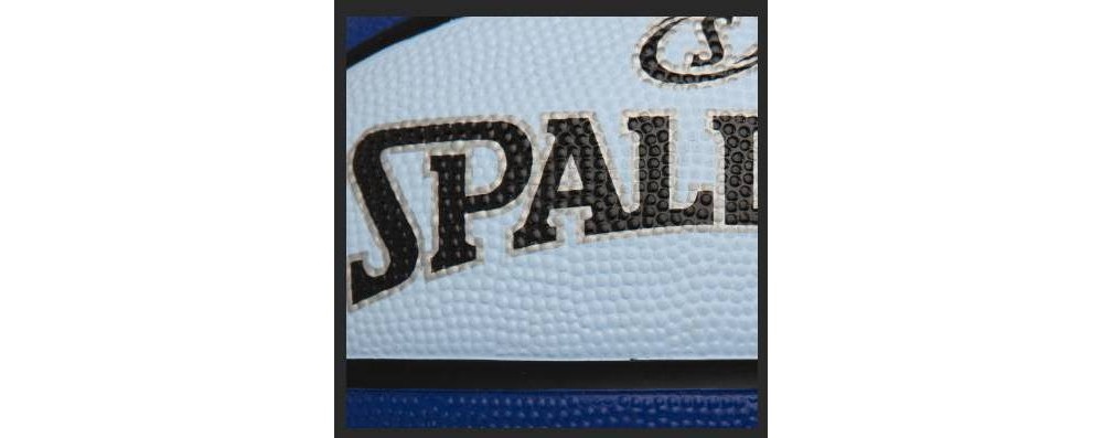 slide 4 of 7, Spalding 27.5" Varsity Basketball - Blue/Light Blue, 1 ct