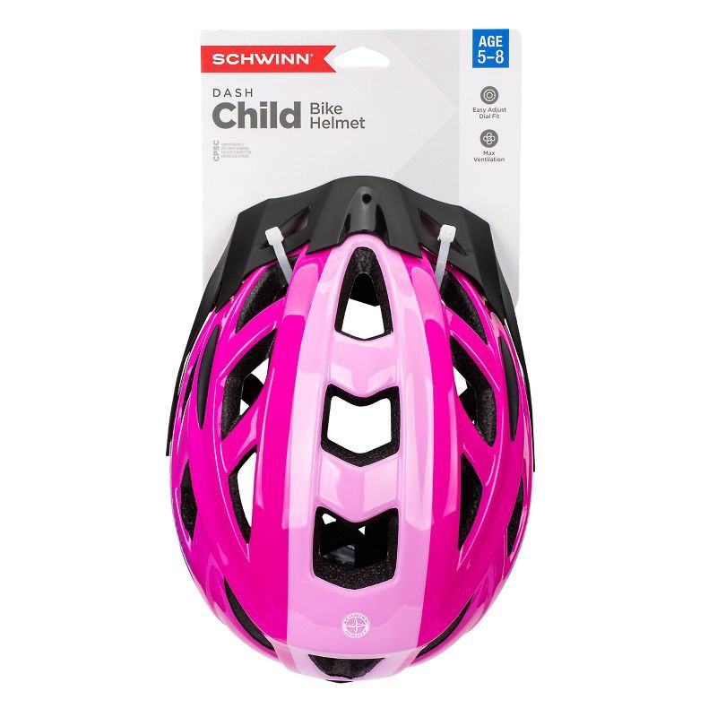 slide 4 of 4, Schwinn Dash Kids' Helmet - Pink, 1 ct