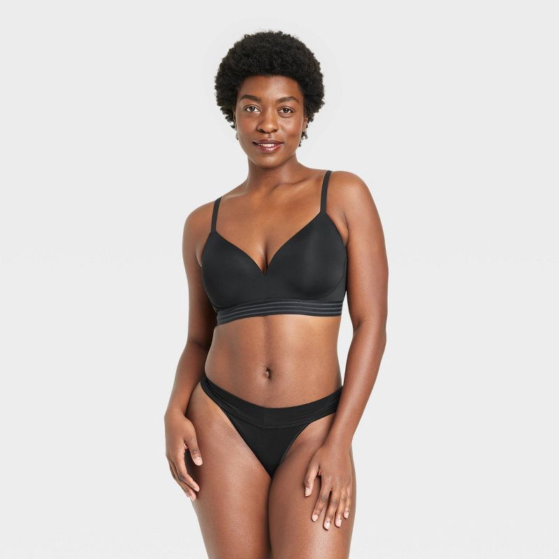 slide 4 of 7, Women's Seamless Thong - Auden™ Black XL, 1 ct