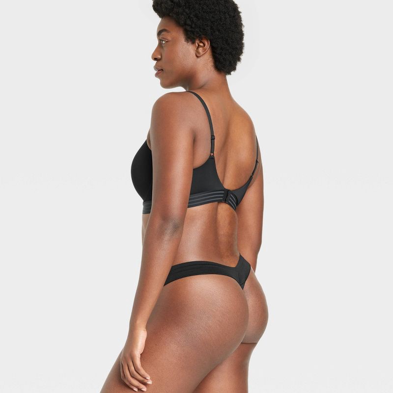 slide 2 of 7, Women's Seamless Thong - Auden™ Black S, 1 ct