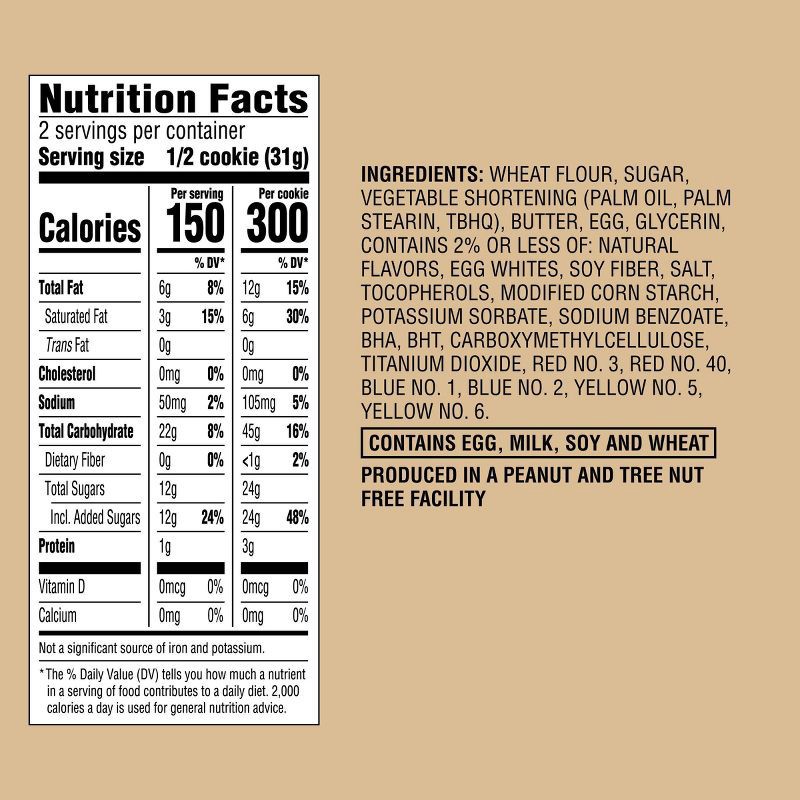 slide 4 of 4, Bullseye Dog Sugar Cookie - 1ct - Favorite Day™, 1 ct