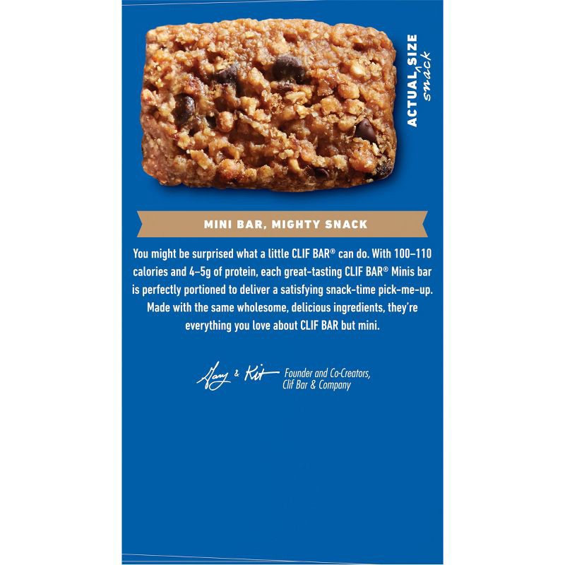 slide 6 of 6, CLIF Bar Chocolate Chip Energy Bar Minis - 20ct, 20 ct