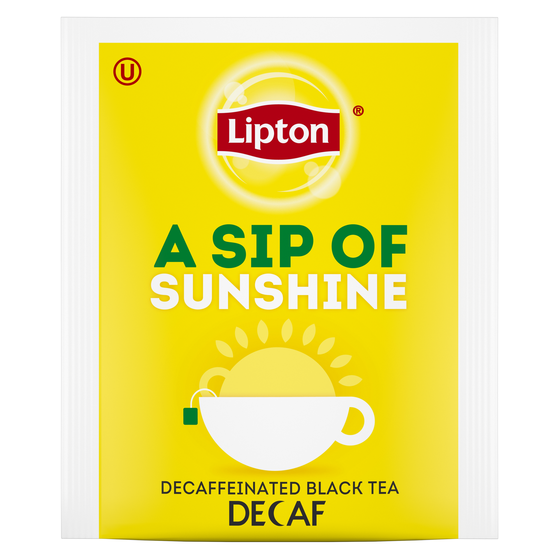 slide 1 of 2, Lipton TEA/BEVERAGES Black Decaffeinated, 72 1N, 72 ct