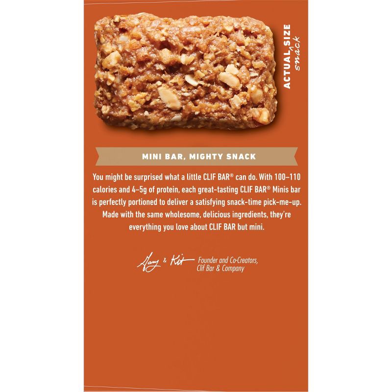 slide 6 of 7, CLIF Bar Crunchy Peanut Butter Energy Bar Minis - 20ct, 20 ct
