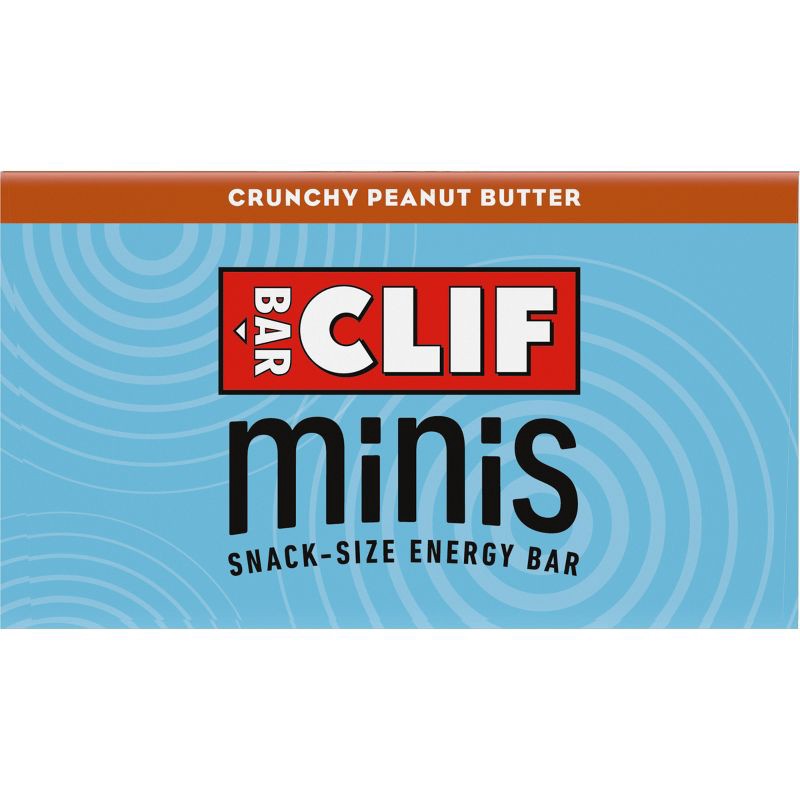 slide 10 of 13, CLIF Bar Mini Crunchy Peanut Butter Granola Protein Bar Made with Organic Oats - 5g Protein - 19.8oz/20pk, 5 gram, 19.8 oz, 20 ct