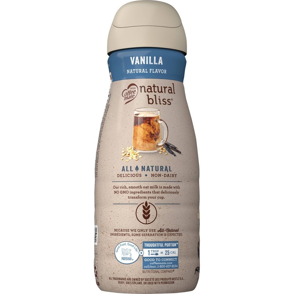 slide 2 of 4, Coffee mate Natural Bliss Vanilla OatMilk Creamer, 1 pint