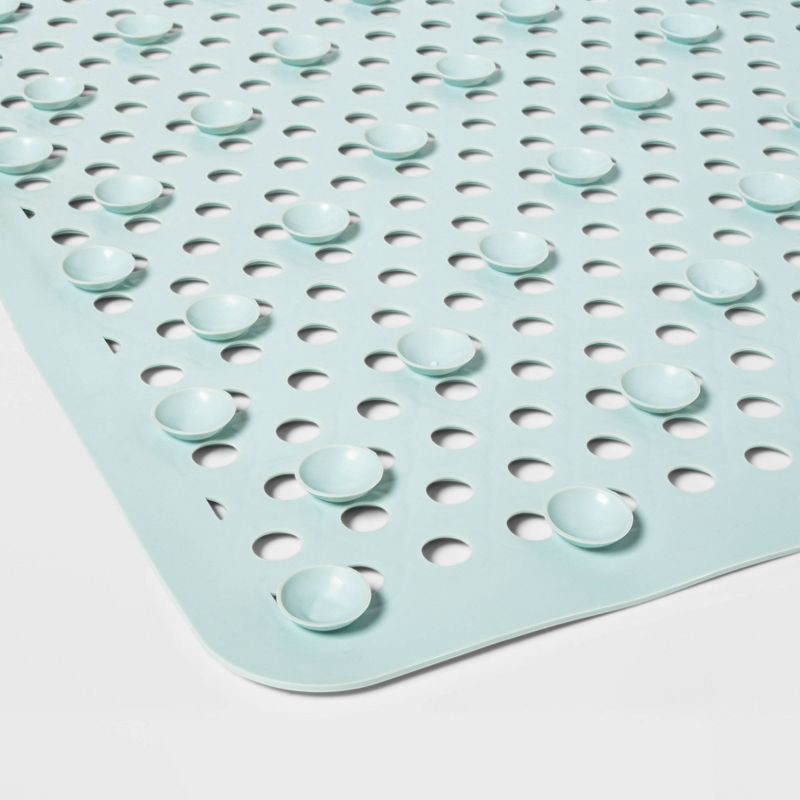 slide 3 of 5, Hydracell Bath Mat Aqua - Threshold™, 1 ct