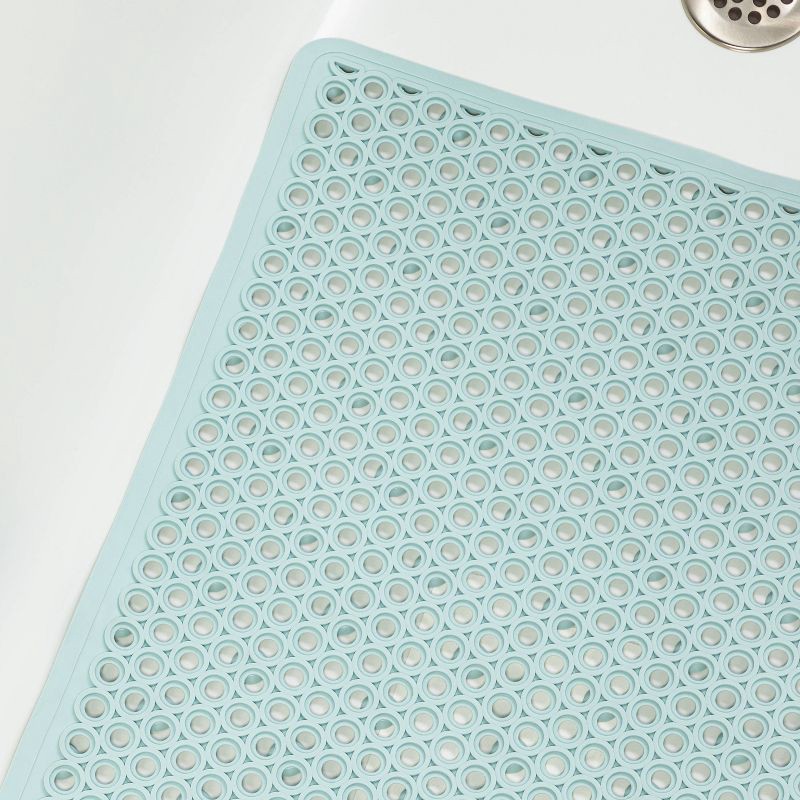 slide 5 of 5, Hydracell Bath Mat Aqua - Threshold™, 1 ct