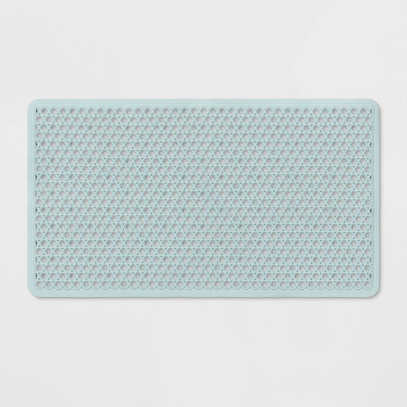 slide 1 of 5, Hydracell Bath Mat Aqua - Threshold™, 1 ct