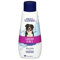 Fresh & Soothing Lavish 4 in 1 Shampoo & Conditioner for Dogs 22 fl oz