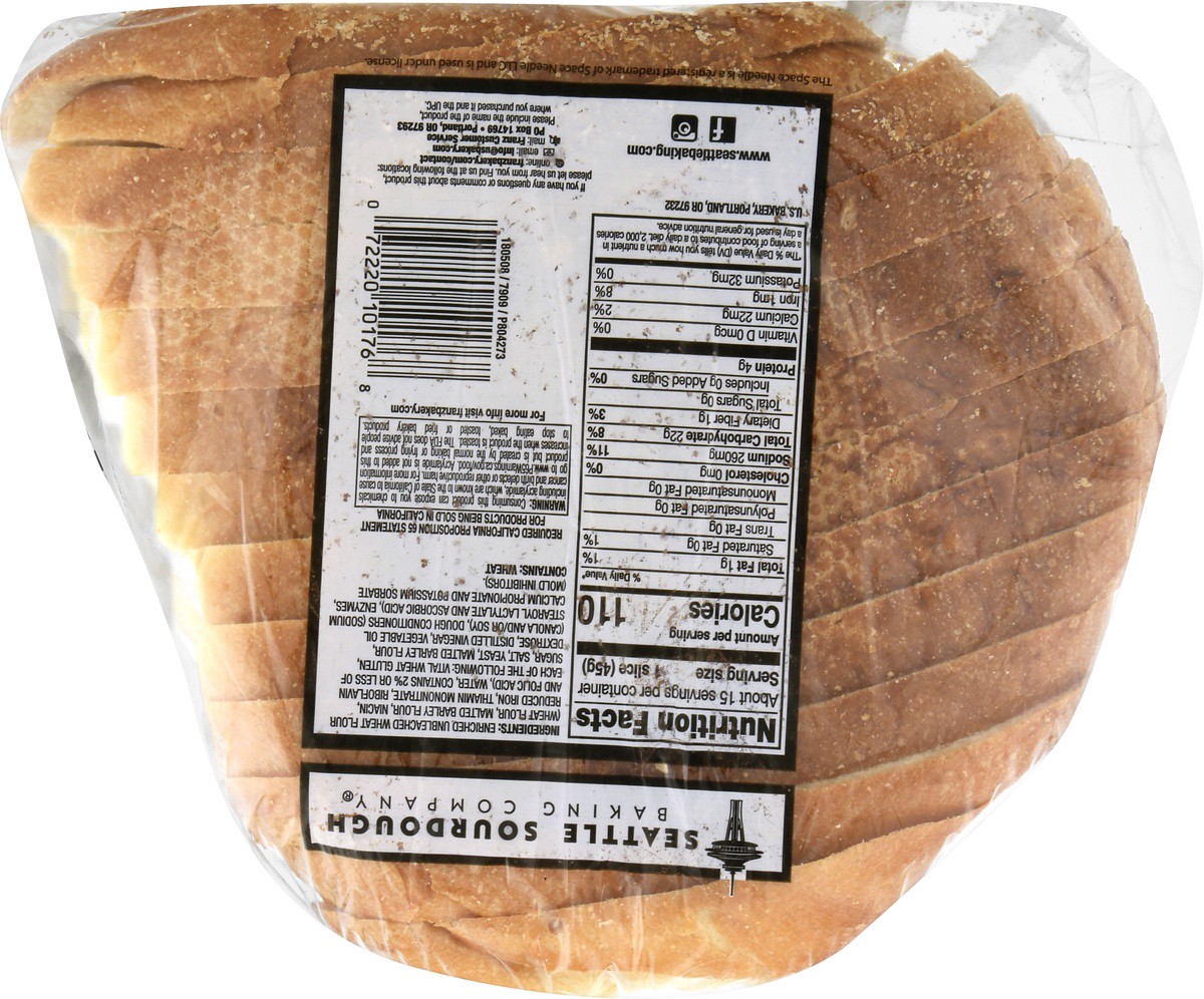slide 7 of 9, Seattle International Baking Co. Sliced French Round Bread, 24 oz