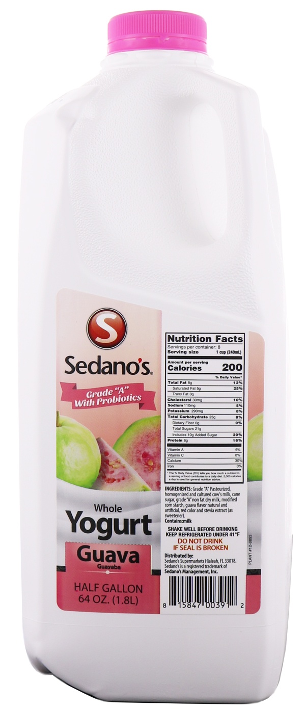 slide 1 of 1, Sedanos Guava Yogurt, 1 ct