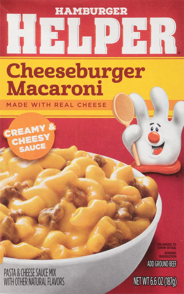 slide 13 of 13, Hamburger Helper Creamy & Cheesy Sauce Cheeseburger Macaroni 6.6 oz, 6.6 oz