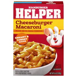 Hamburger Helper Creamy & Cheesy Sauce Cheeseburger Macaroni 6.6 oz