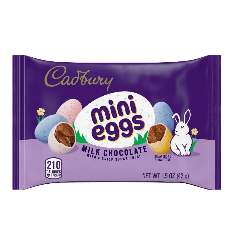 slide 1 of 6, Cadbury Mini Eggs Milk Chocolate Easter Candy - 1.5oz, 1.5 oz
