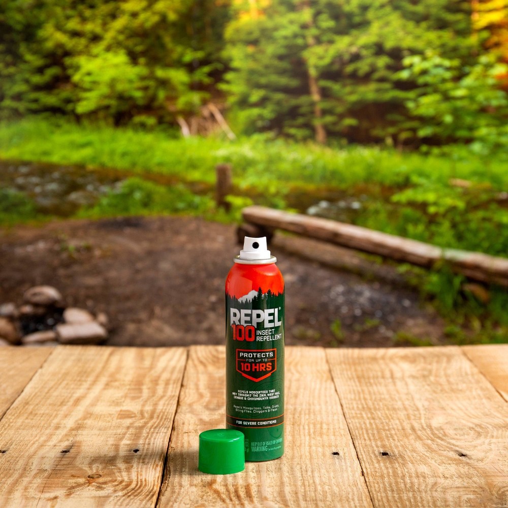 slide 4 of 4, Repel 100 Aerosol Insect Repellent, 1 ct