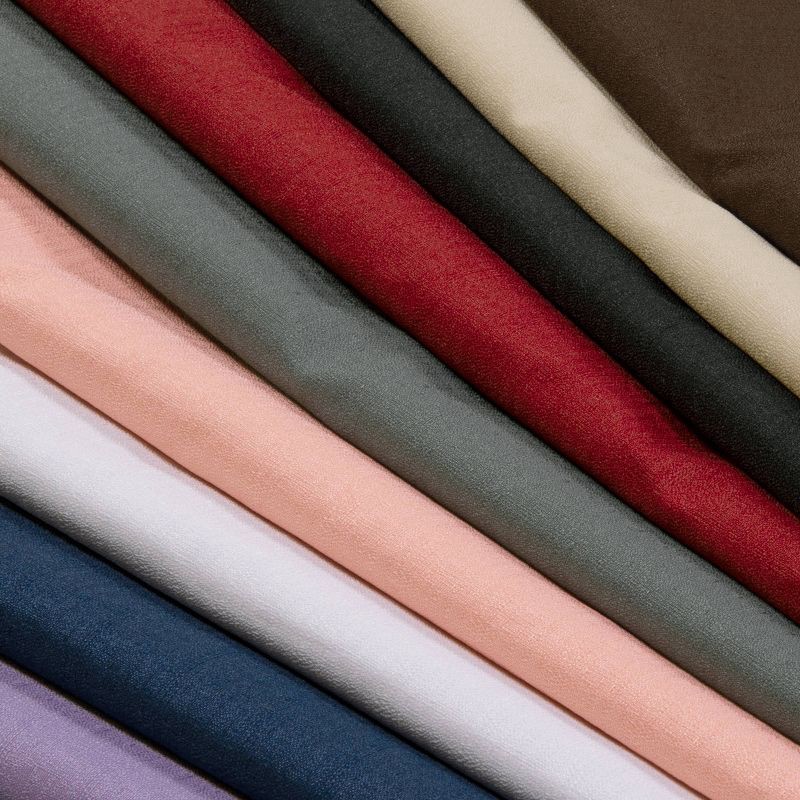 slide 4 of 5, 42"x63" Eclipse Blackout Braxton Thermaback Window Curtain Panel White, 1 ct