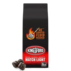 Kingsford Match Light Instant Charcoal Briquettes, BBQ Charcoal for Grilling - 8lbs: Easy Ignite, Outdoor Cooking