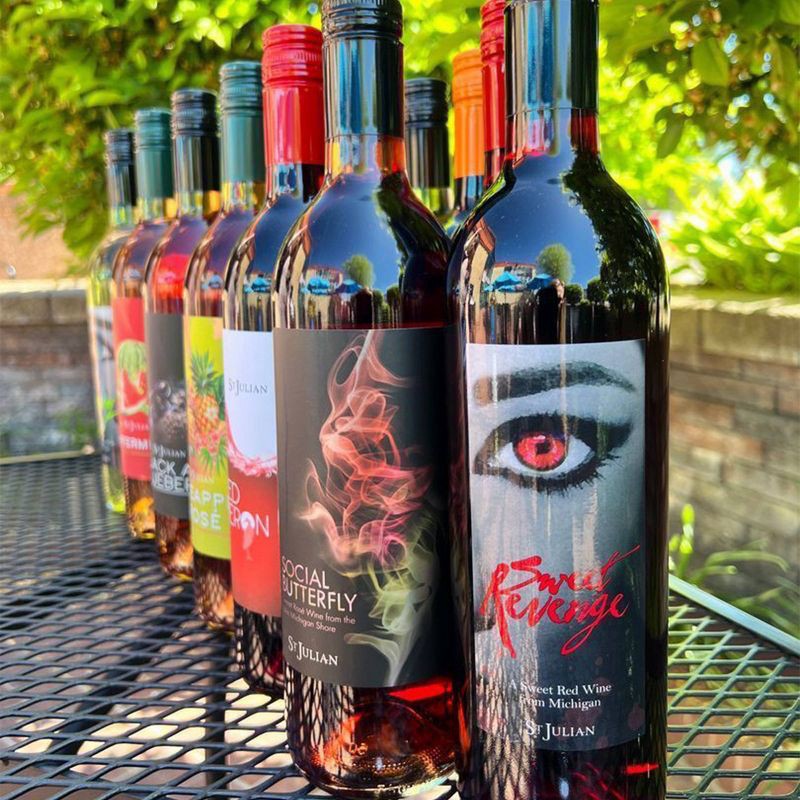 slide 4 of 4, St. Julian Sweet Revenge Red Wine - 750ml Bottle, 750 ml