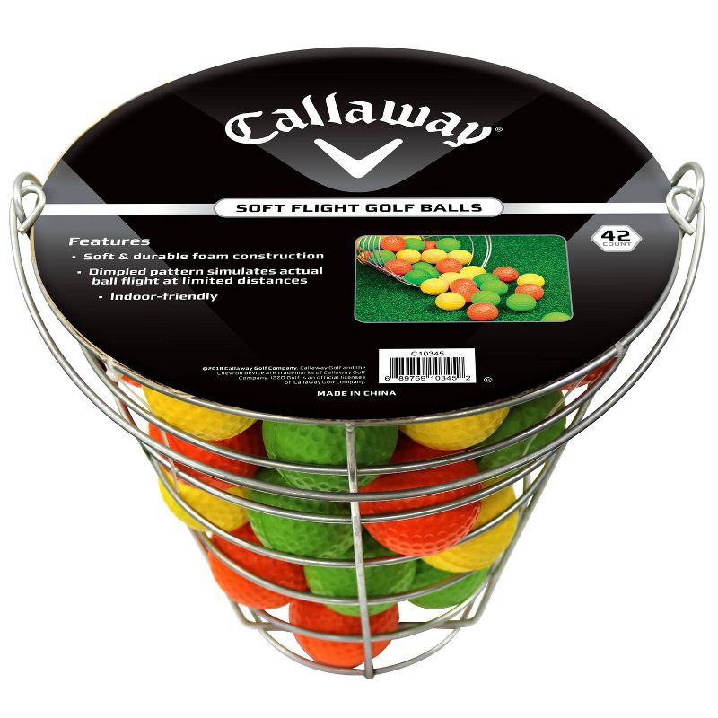 slide 1 of 3, Callaway Assorted Soft Flight Golf Balls in Basket, 1 ct