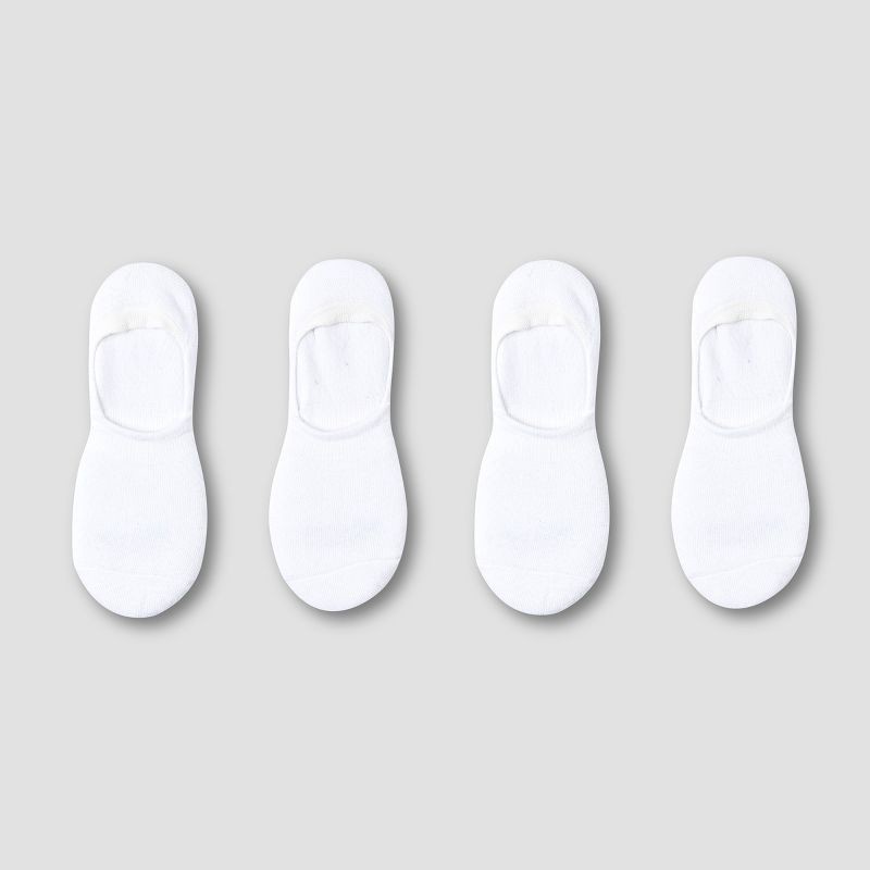 slide 2 of 4, Hanes Premium Men's 4pk Liner Socks - White 6-12, 4 ct
