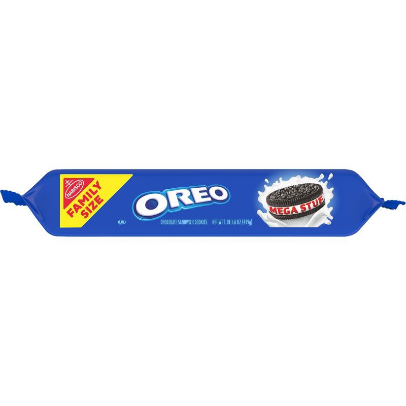 slide 12 of 12, OREO Mega Stuf Family Size Sandwich Cookies - 17.6oz, 17.6 oz