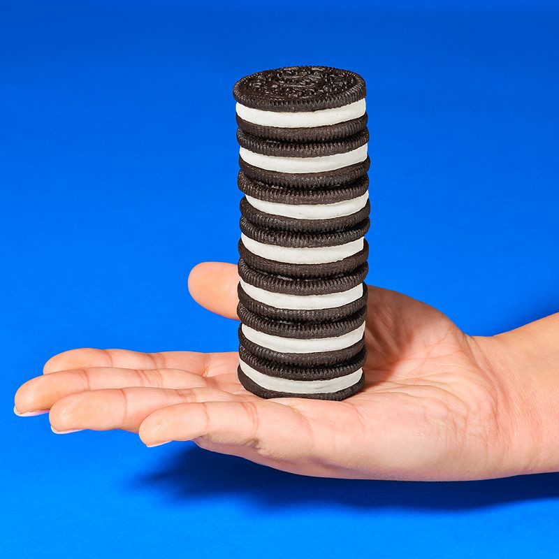 slide 4 of 11, Oreo Mega Stuf Chocolate Sandwich Cookies Family Size - 17.6oz, 17.6 oz