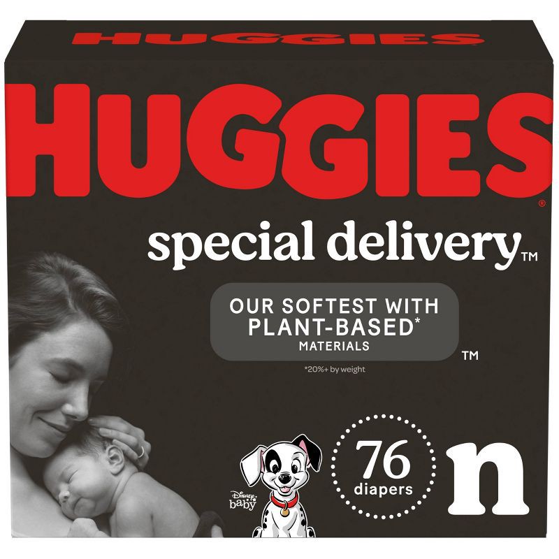 slide 1 of 12, Huggies Special Delivery Hypoallergenic Baby Disposable Diapers Super Pack - Size Newborn - 76ct, 76 ct