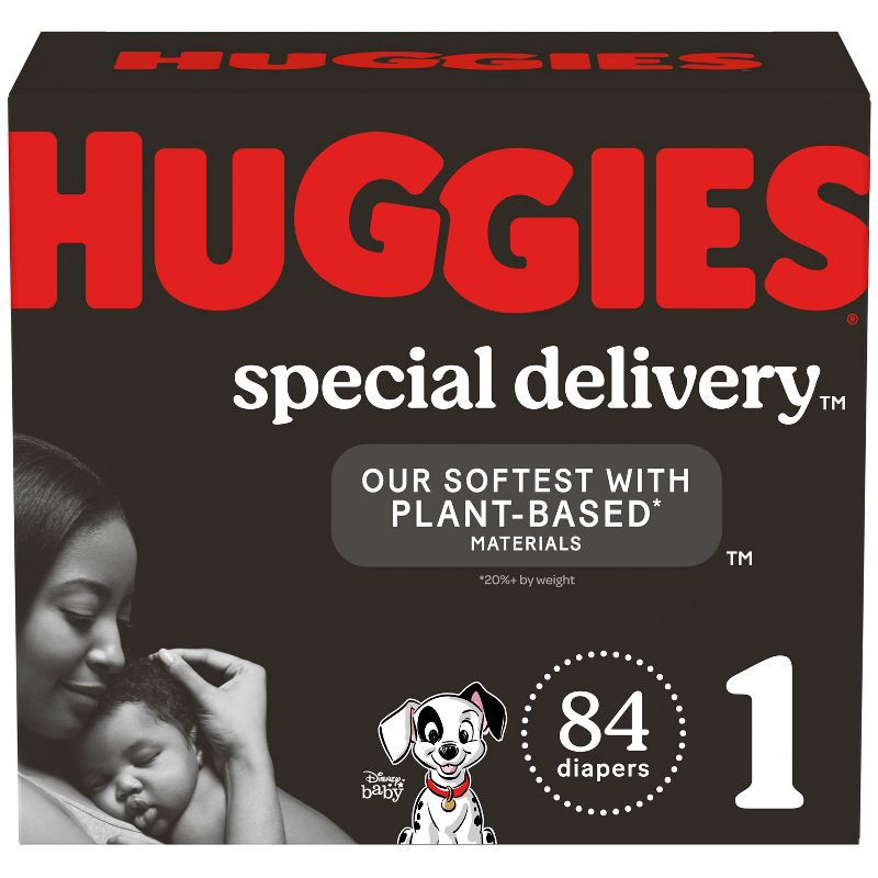 slide 1 of 12, Huggies Special Delivery Hypoallergenic Baby Disposable Diapers Super Pack - Size 1 - 84ct, 84 ct
