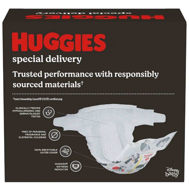 slide 4 of 12, Huggies Special Delivery Hypoallergenic Baby Disposable Diapers Super Pack - Size 1 - 84ct, 84 ct