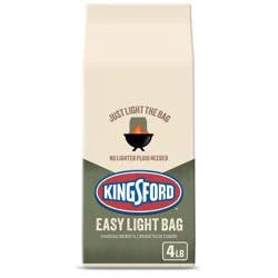 Kingsford 4lb Easy Light Bag: Patio-Ready Solid Fuels, 13.0" Height, 6.5" Width Briquettes