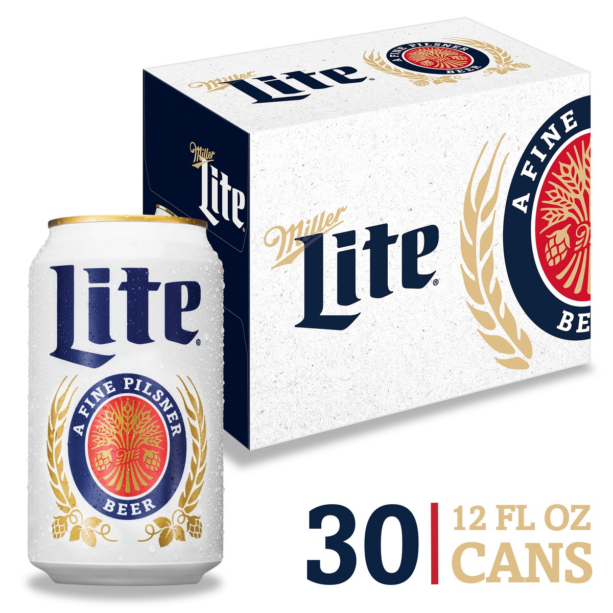 slide 1 of 1, Miller Lite Beer, 30 oz