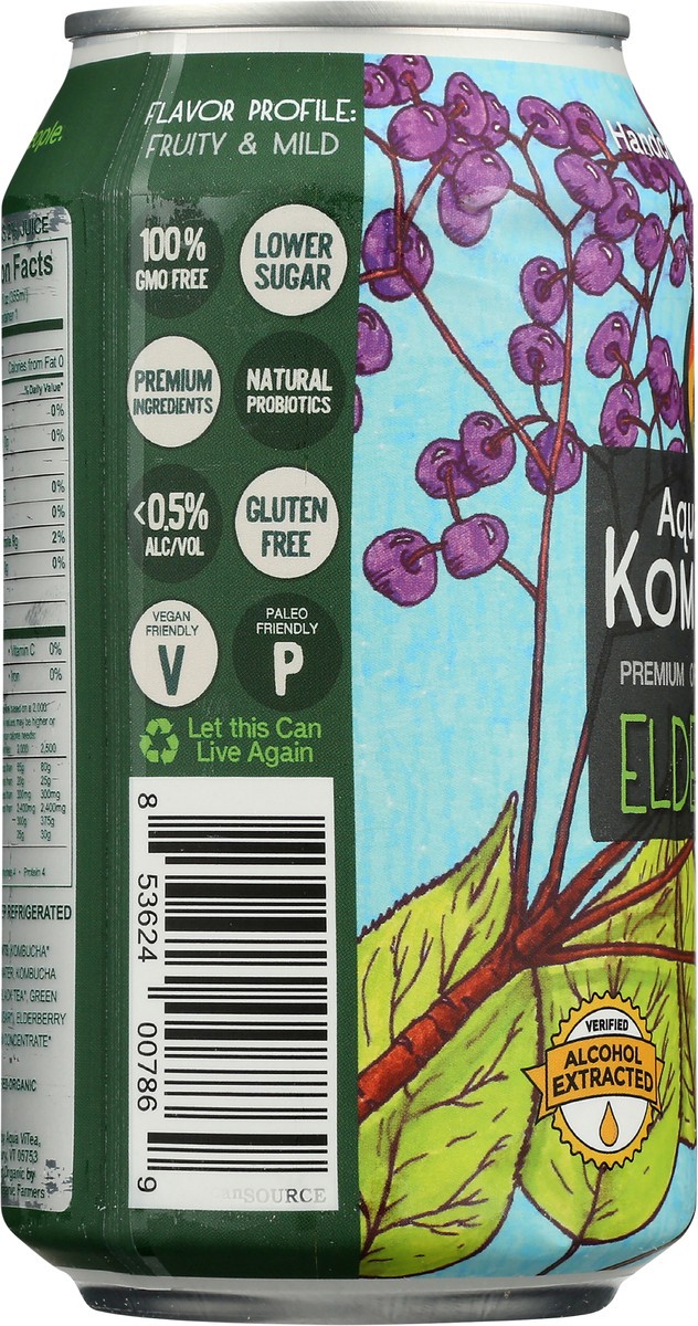 slide 4 of 5, Aqua ViTea Elderberry 12oz Single Can, 12 fl oz