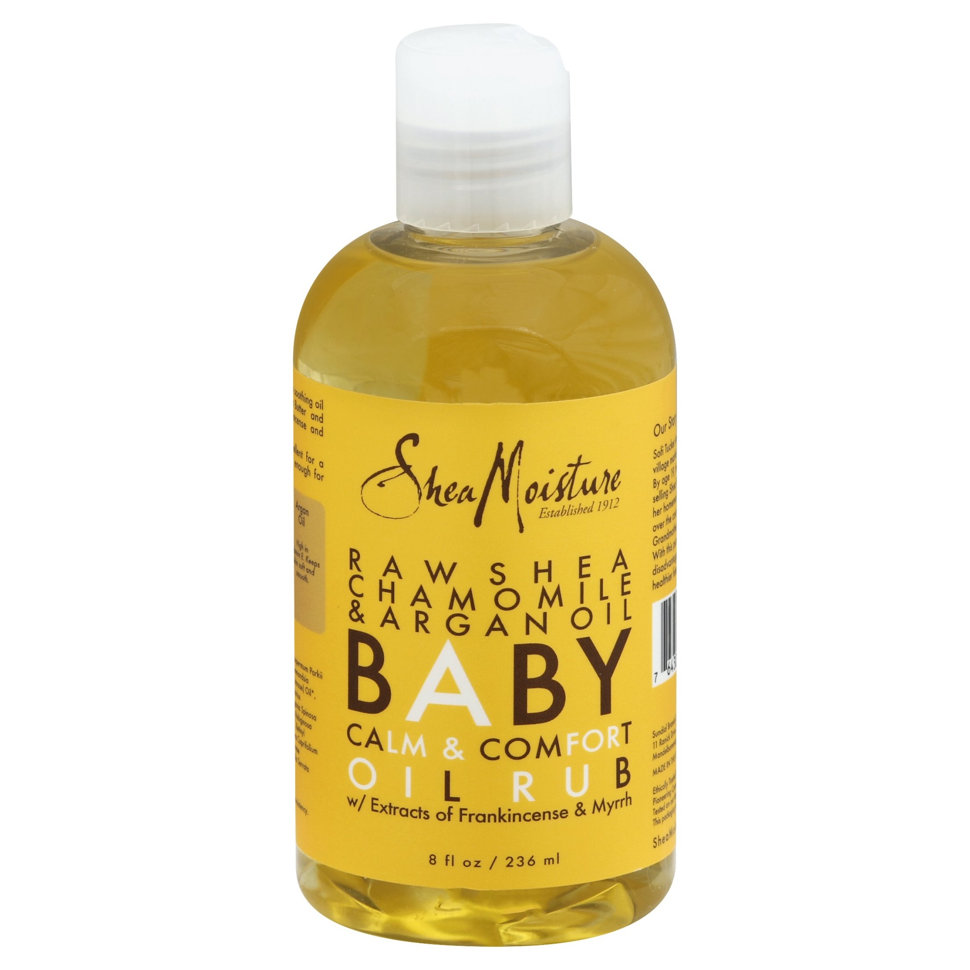 slide 1 of 2, SheaMoisture Raw Shea Butter Baby Oil Rub, 8 fl oz