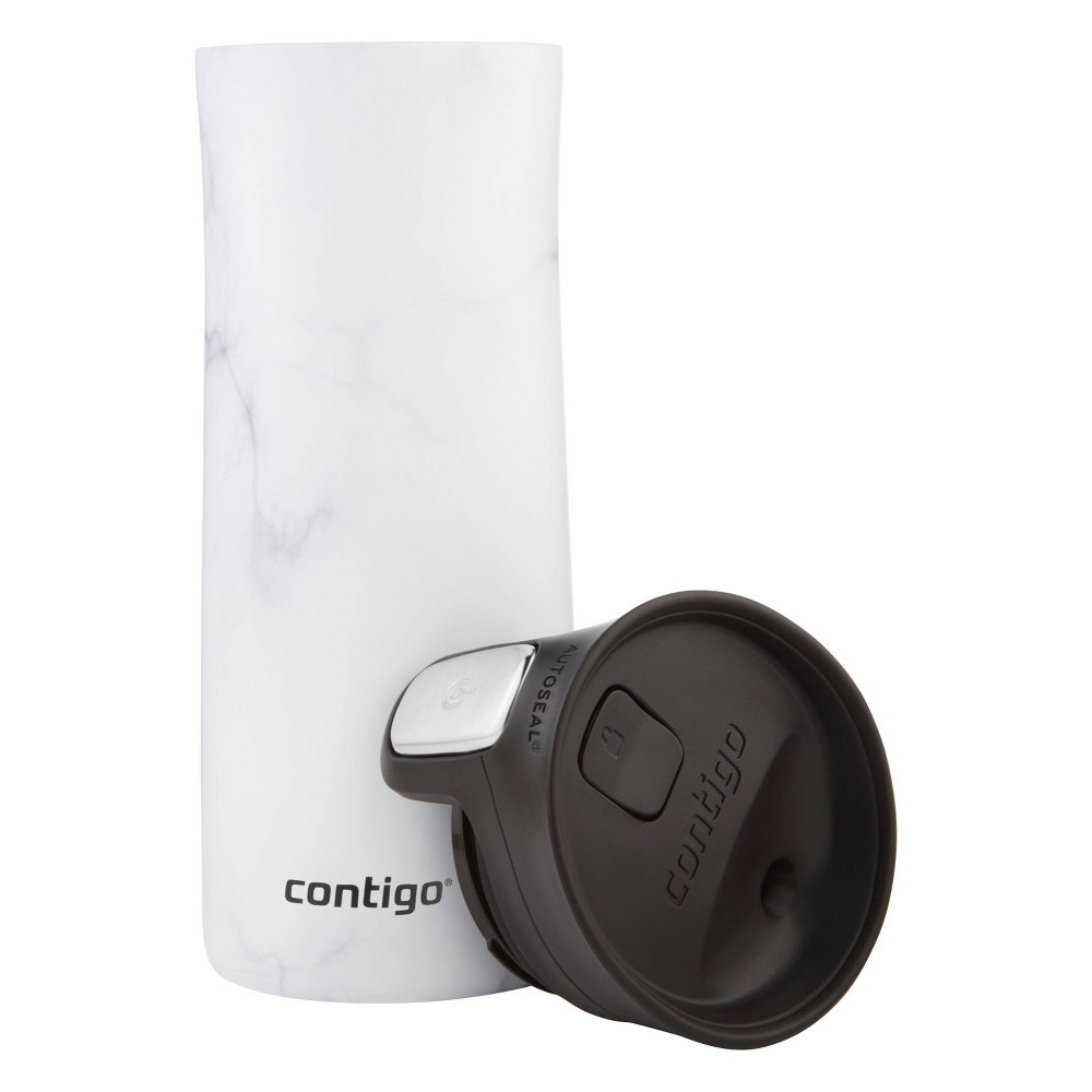 Contigo Couture Pinnacle Stainless Steel Travel Mug with AUTOSEAL Lid White  Marble, 14 fl oz. 