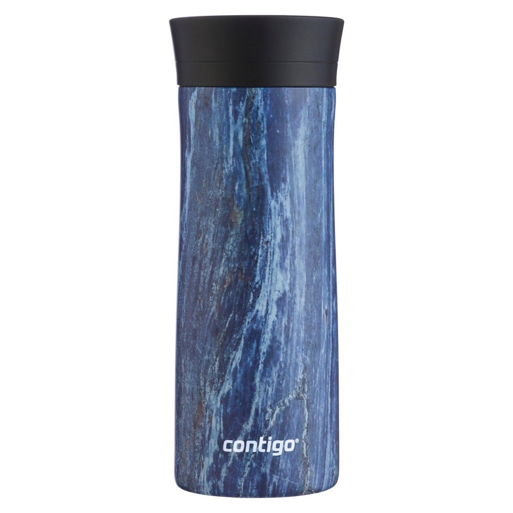 slide 3 of 7, Contigo Couture Stainless Steel Autoseal Vacuum-Insulated Coffee Travel Mug Blue Slate, 14 oz