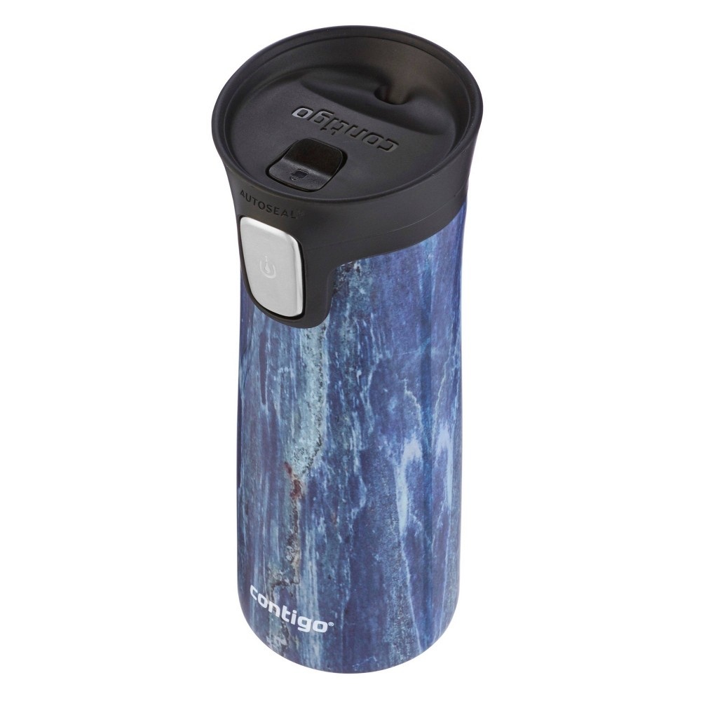 slide 4 of 7, Contigo Couture Stainless Steel Autoseal Vacuum-Insulated Coffee Travel Mug Blue Slate, 14 oz