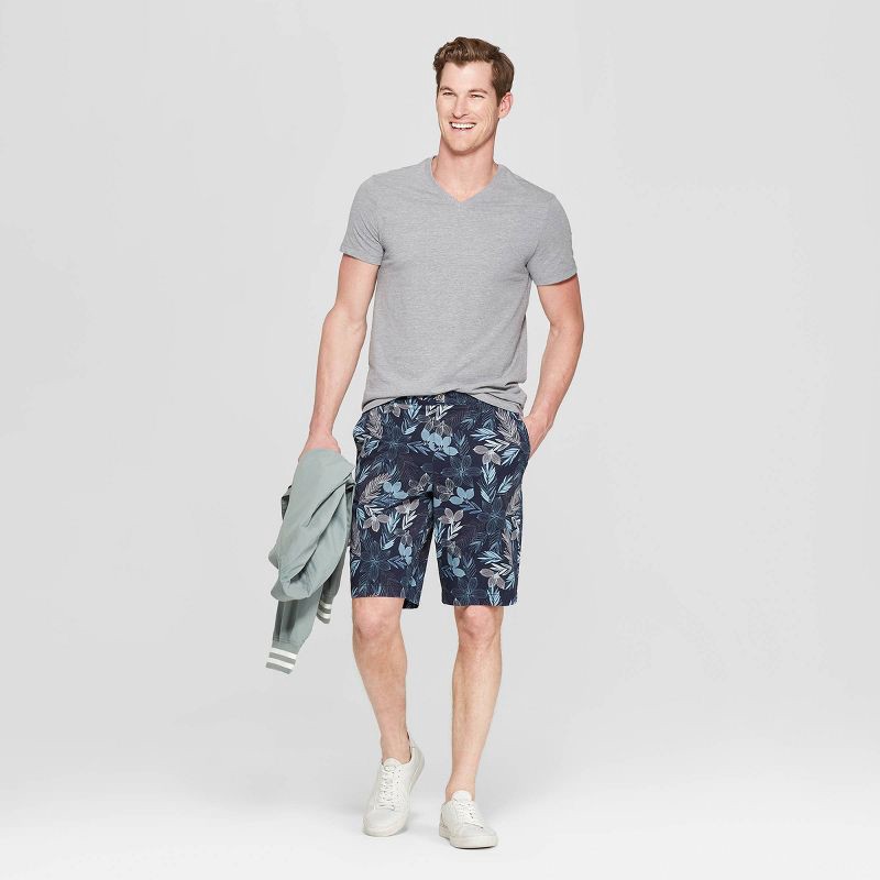 slide 3 of 3, Men's Every Wear Short Sleeve V-Neck T-Shirt - Goodfellow & Co™ Gray L, 1 ct