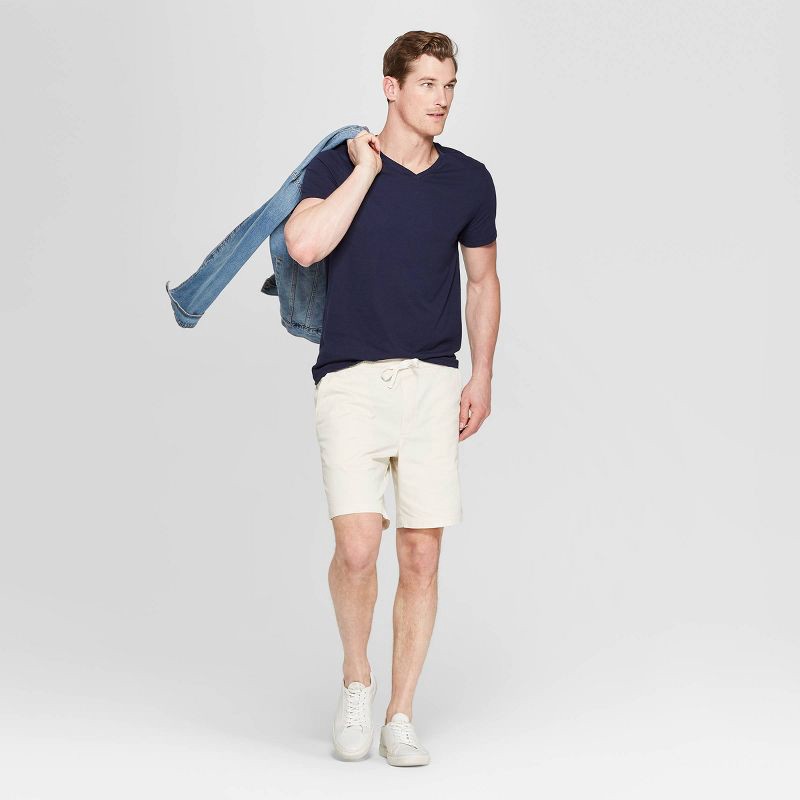 slide 3 of 3, Men's Every Wear Short Sleeve V-Neck T-Shirt - Goodfellow & Co™ Xavier Navy XXL, 1 ct