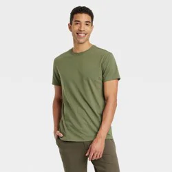 Men's Every Wear Short Sleeve T-Shirt - Goodfellow & Co™ Orchid Leaf M