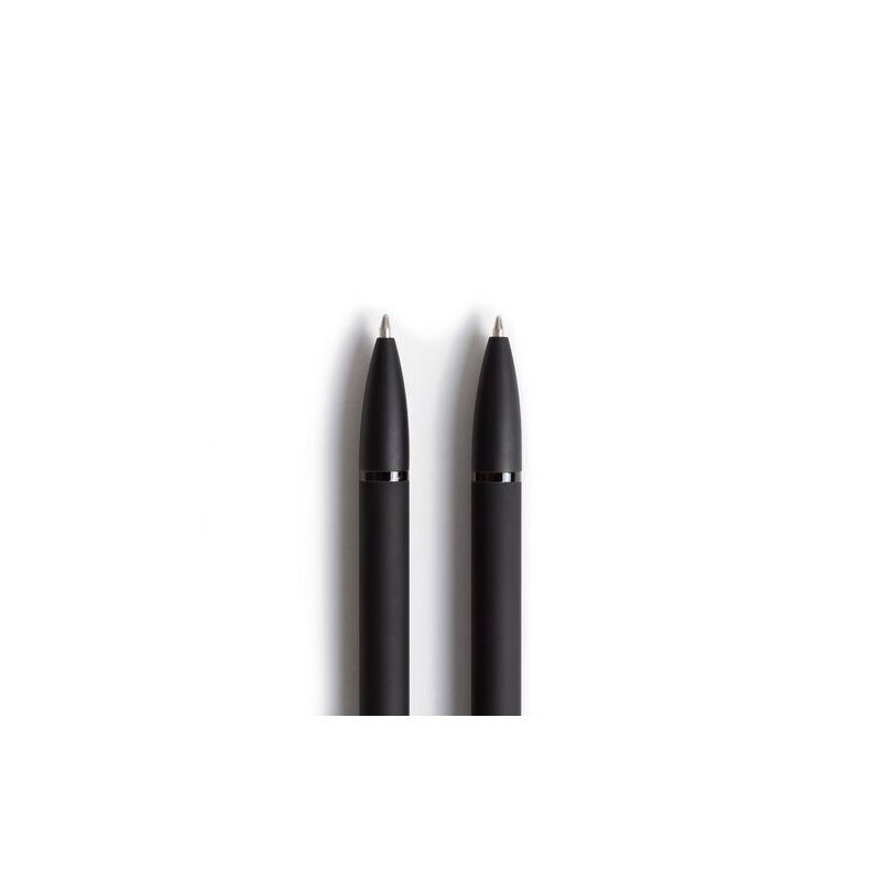 slide 3 of 4, U Brands 2pk Ballpoint Pens - Black, 2 ct