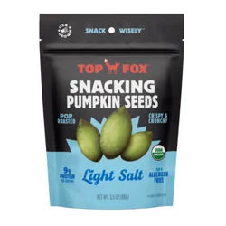 Top Fox Pumpkin Seeds, Snacking, Light Salt