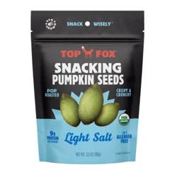 Top Fox Pumpkin Seeds, Snacking, Light Salt