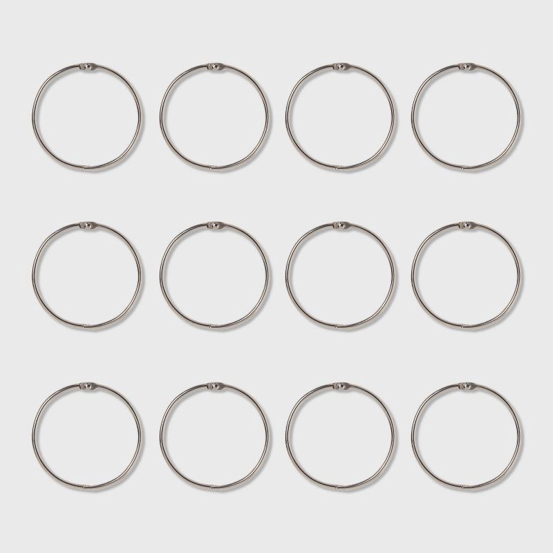 slide 3 of 4, O Ring with 3mm Wire Brushed Nickel - Threshold™, 1 ct