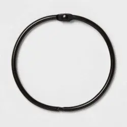 Shower Curtain Rings Matte Black - Made By Design™