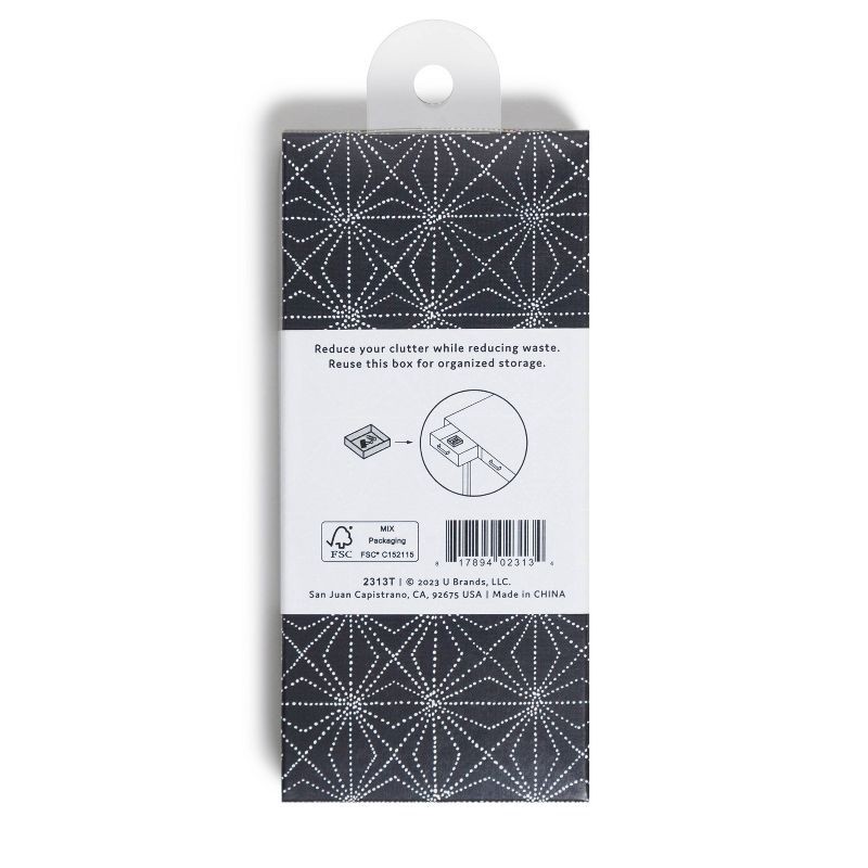 slide 2 of 5, U Brands 60ct Mini Binder Clips Silver: Small Office Clips, Steel Fasteners, Stationery Supplies, 60 ct